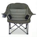 Folding Oversized Camping Chair with Side Pockets and Cup Holder by LJGDeals