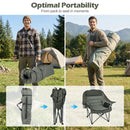 Folding Oversized Camping Chair with Side Pockets and Cup Holder by LJGDeals