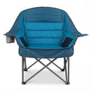 Folding Oversized Camping Chair with Side Pockets and Cup Holder by DirectDeals