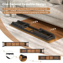 Folding Picnic Bench Set Rectangular Acacia Wood Dining Camping BBQ Benches by LJGDeals
