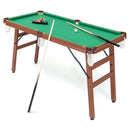 Folding Portable Billiards Table Game Set with Adjustable Foot Levelers by LJGDeals
