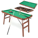 Folding Portable Billiards Table Game Set with Adjustable Foot Levelers by LJGDeals
