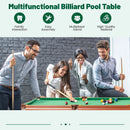 Folding Portable Billiards Table Game Set with Adjustable Foot Levelers by LJGDeals