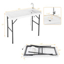 Folding Portable Fish Cleaning Cutting Table by LJGDeals