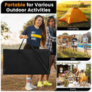 Folding Portable Outdoor Cook Station with Heat-Resistant Aluminum Tabletop by LJGDeals