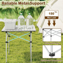 Folding Roll-up Camping Table with Metal Legs by LJGDeals
