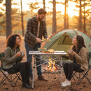 Folding Roll-up Camping Table with Metal Legs by LJGDeals