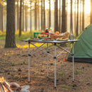 Folding Roll-up Camping Table with Metal Legs by LJGDeals