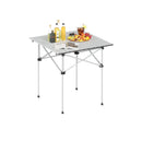 Folding Roll-up Camping Table with Metal Legs by LJGDeals