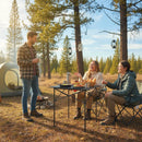 Folding Roll-up Camping Table with Metal Legs by LJGDeals