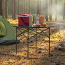 Folding Roll-up Camping Table with Metal Legs by LJGDeals