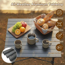 Folding Roll-up Camping Table with Metal Legs by LJGDeals