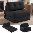 Folding Sofa Bed with Pillow and Back Support for Living Room by LJGDeals