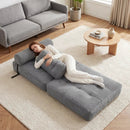 Folding Sofa Bed with Pillow and Back Support for Living Room by LJGDeals