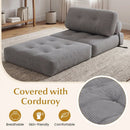 Folding Sofa Bed with Pillow and Back Support for Living Room by LJGDeals