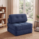 Folding Sofa Bed with Pillow and Back Support for Living Room by LJGDeals
