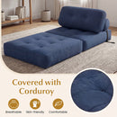Folding Sofa Bed with Pillow and Back Support for Living Room by DirectDeals