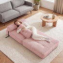 Folding Sofa Bed with Pillow and Back Support for Living Room by LJGDeals