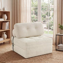 Folding Sofa Bed with Pillow and Back Support for Living Room by LJGDeals