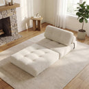 Folding Sofa Bed with Pillow and Back Support for Living Room by DirectDeals