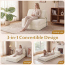 Folding Sofa Bed with Pillow and Back Support for Living Room by DirectDeals