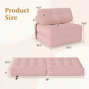 Folding Sofa Bed with Pillow and Back Support for Living Room by LJGDeals