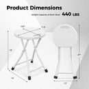Folding Stool with Built-in Handle for Adults by LJGDeals