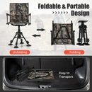 Folding Swivel Patio Chair with 4 Adjustable Leg by LJGDeals