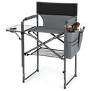 Tall Director Chair 26" Seat Height with Side Table by DirectDeals