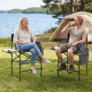 Tall Director Chair 26" Seat Height with Side Table by LJGDeals