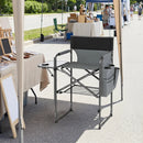 Tall Director Chair 26" Seat Height with Side Table by DirectDeals