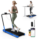3-in-1 3HP Folding Treadmill with Smart Apps Remote Control and Speakers by LJGDeals