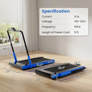 3-in-1 3HP Folding Treadmill with Smart Apps Remote Control and Speakers by LJGDeals