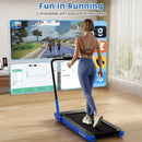3-in-1 3HP Folding Treadmill with Smart Apps Remote Control and Speakers by LJGDeals