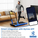 3-in-1 3HP Folding Treadmill with Smart Apps Remote Control and Speakers by LJGDeals