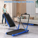 3-in-1 3HP Folding Treadmill with Smart Apps Remote Control and Speakers by LJGDeals
