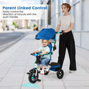 Folding Tricycle Baby Stroller with Reversible Seat and Adjustable Canopy by LJGDeals
