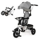 Folding Tricycle Baby Stroller with Reversible Seat and Adjustable Canopy by LJGDeals