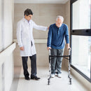 Adjustable Aluminum Walker with Wheels and Brakes by LJGDeals