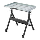 Folding Welding Table Welding Workbench with 2 Fixed Wheels 4-Level Height by LJGDeals