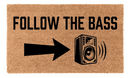 Follow the Bass Coir Mat