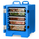 81 Quart Capacity End-loading Insulated Food Pan Carrier with Handles by LJGDeals