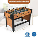 Foosball Table Competition Full Size Soccer Game Table with 22 Players by LJGDeals