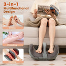 Foot and Calf Massager with Heat Gift for Women Men Mom Dad-Gray by LJGDeals