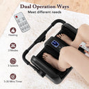 Foot and Calf Massager with Heat Shiatsu Deep Kneading Rolling Smart Electric Leg Massager by LJGDeals