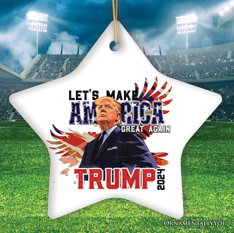 Donald Trump 2024 MAGA Ornament