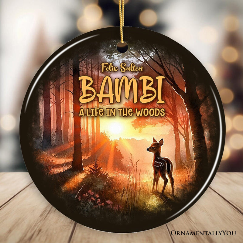 Felix Salten's Bambi Ornament, Woodland Wonder Christmas Keepsake