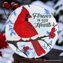 Forever in our Hearts Cardinal Stepping Stone, 9.5" Winter Garden Decorative Resin Figurine