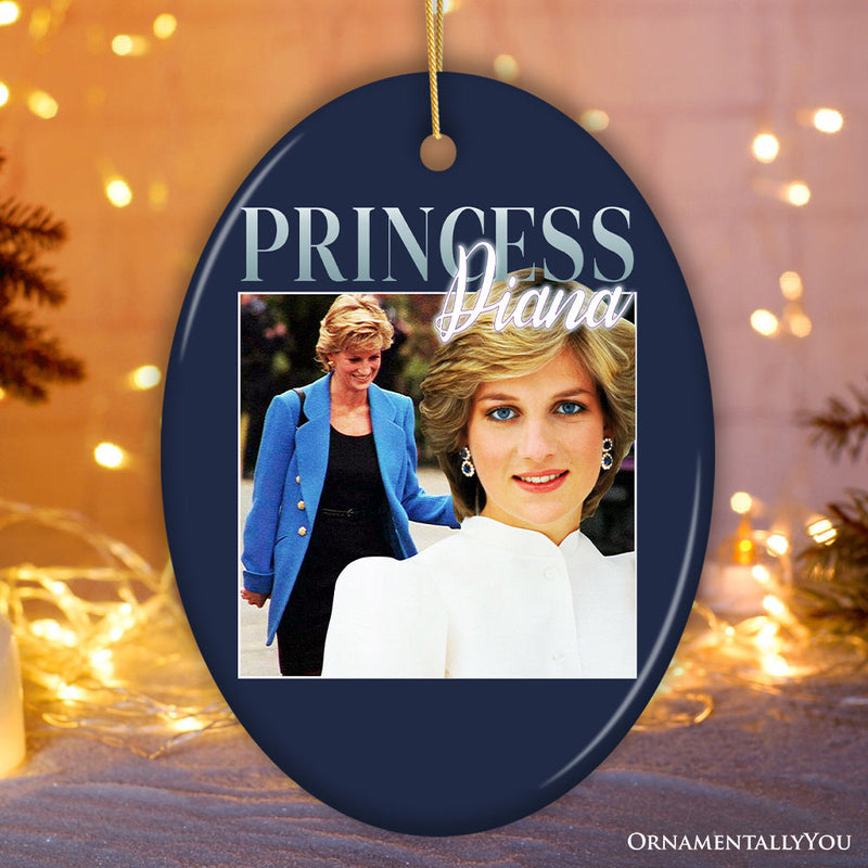 Regal Princess Diana Ornament, Elegant Gift and Decor for Royal Admirers