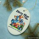 Dirty Hoe Garden Supply Ornament, Retro Gift and Decor for Flirty Gardener